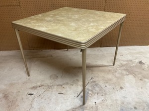 Vintage Folding Card-Table Mid-Century Modern Durham Line...