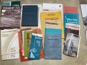 Vintage 1960-70s Guidebooks Surveys Etc. Including  Geology Studies, Earthquakes, Sediments, Water and More