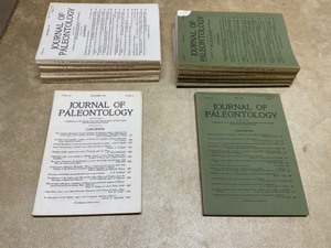 Vintage Book Collection JOURNAL OF PALEONTOLOGY 1970-1971