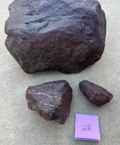 Large Jasper Conglomerate Banded Stone Biwabik Iron Formation Etc.