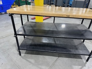 lot 24 image: Butcher Block Top Work Table
