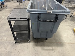 lot 57 image: Uline Utility Cart and Uline Tilt Truck