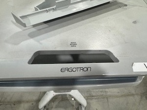 lot 59 image: Ergotron Standing Desk with Keyboard Tray and battery backup