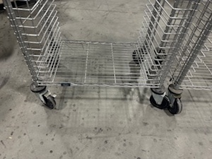 lot 70 image: Pair of Nexel Tray Carts