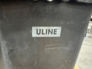 lot 80 image: Uline Narrow Trash Cans, Quantity 14
