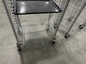 lot 91 image: Pair of Nexel Tray Carts