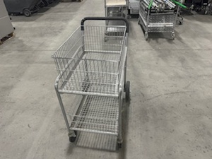 lot 102 image: Uline Mail Cart with Removable Baskets