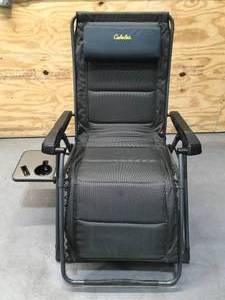lot 2 image: Cabelas Outdoors Folding Reclinable Chair With Cup Holder