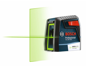 lot 36 image: BOSCH Green 40-ft Self-Leveling Indoor Cross Beam Cross-line Laser Level (Accessories Included)