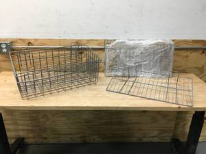 lot 94 image: Lot of 3 - Wire Racks and 3 Wire Shelves (Amazon return)