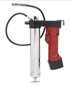 lot 114 image: WORKFORCE 12-Volt Cordless Grease Gun Kit with 2-Rechargable Battery