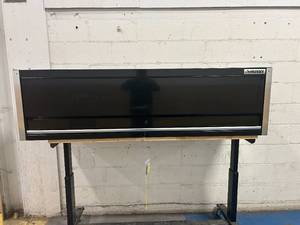 HUSKY 72 in. W Professional Duty Tool Workbench Top Locker in Black