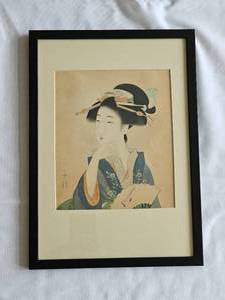 lot 20D image: Womens Profile Japanese Print