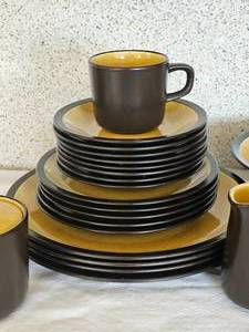 lot 82C image: Mikasa Terra Stone Pattern Ceramic Dinnerware