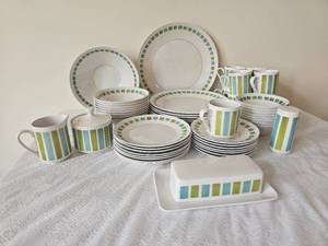lot 82A image: Mikasa Cera Stone Sunland Pattern Dinnerware