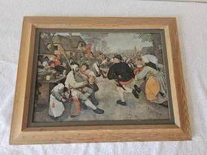 lot 95 image: Pieter Bruegel Print The Peasant Dance