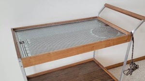 lot 9C image: Vintage Serving Cart with Electric Warming Top