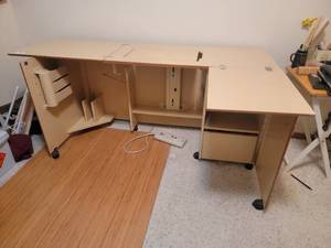 lot 18A image: Sewing Craft Storage Cabinet