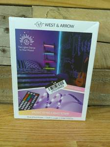lot 62 image: 8.2 LED Music Sync Strip Rope Lights - West & Arrow