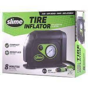 lot 63 image: Slime 12V Tire Inflator with Dial-Missing BallsInflatables Nozzles