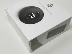 lot 68 image: Google Nest Learning Thermostat - 3rd Generation - Black