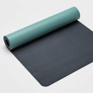 lot 69 image: Two Tone Yoga Mat 5mm Navy BlueLight Blue - All In Motion