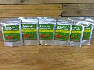 lot 32 image: Lot of 6 (13 Packets Each) Organic Vegetable Seeds