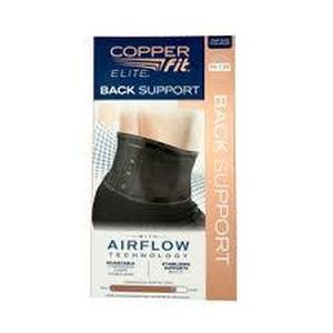 lot 80 image: Copper Fit Elite Back Support With Air Flow Back Brace- 30-50 Waist