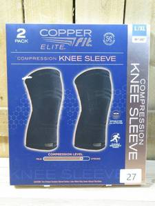 lot 82 image: Copper Fit Elite Knee 2-pack  LXL