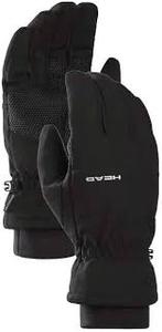 lot 90 image: Head Mens Hybrid WaterproofWindproofBreathable Gloves. Black. X-Large