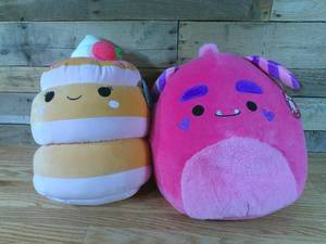 lot 73 image: Set of 2 Squishmallows Large Plushies-Mont & Sawtelle