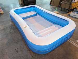 lot 104 image: H2OGO Rectangular 10 Inflatable Family Pool