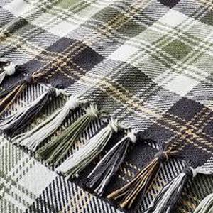 lot 24 image: Tartan Fall Plaid Design Throw (50X60)