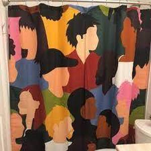 lot 32 image: Set of 2 All Together Shower Curtain - Room Essentials