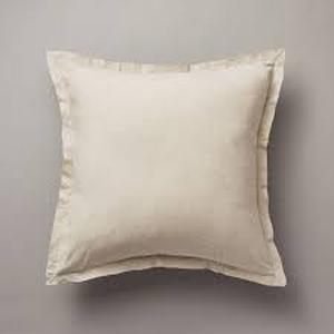 lot 36 image: 26x26 Linen Blend Euro Bed Pillow - Hearth & Hand with Magnolia-Taupe