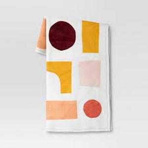 lot 53 image: Placed Patterned Exploded Mosaic Plush Throw Blanket - Room Essentials