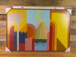 lot 81 image: 36 x 24 Time and Place Framed Wall Art - Opalhouse designed with Jungalow
