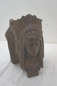 Vintage Native American Cookie Jar