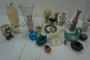 Variety of Shapes and Sizes of Vases