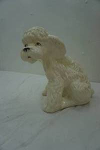 Vintage Statue Poodle 12 tall
