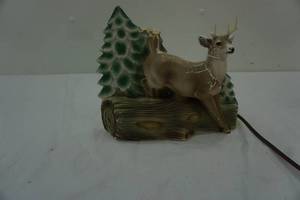 Vintage TV Lamp Deer