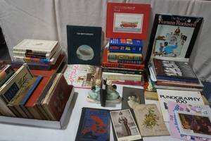 Large Lot of Vintage Books Dick Tracy Comic Book, Visual Impact In Print, Norman Rockwell and more,