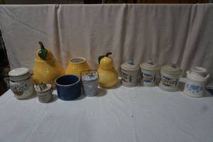 Canister sets and Cheese Crocs