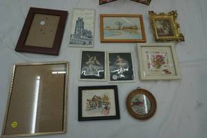 Variety of Small Mini Pictures & Couple frames,
