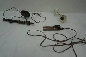3 vintage Electric hanging lights