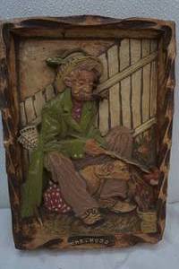 1940s Vintage Plaque  12 x 8.5