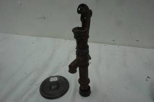 Vintage cast iron pump n cover