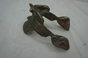 Vintage cast iron saddle