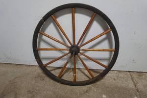 Antique wooden wheel