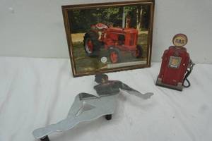 Picture of Tractor, Decor gas pump & male bar-and decor